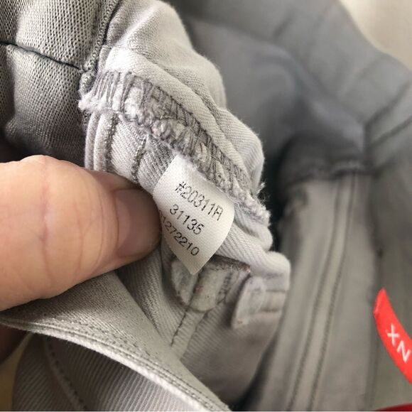 SPANX Stretch Twill Ankle Cargo Pants Pull On Tan Size Medium 31135 - Picture 6 of 6